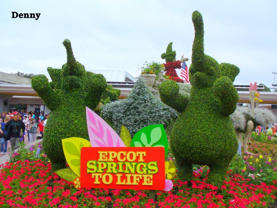 Epcot Springs to Life, Flower and Garden Festival, Epcot, Epcot Topiary