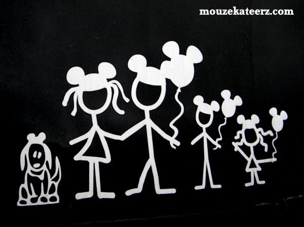 Disney car window decals, Disney stickers, Disney cars, Disney family stickers, balloon Disney stickers